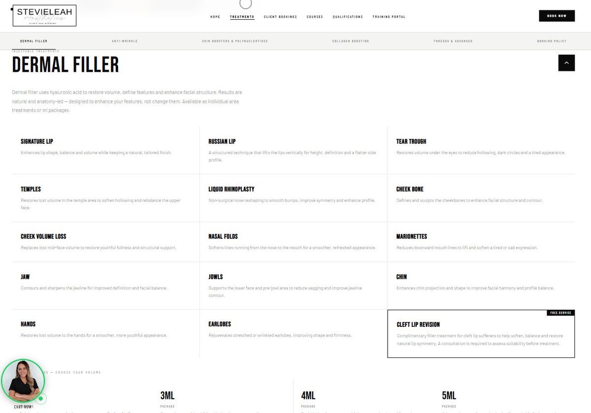 Stevieleah Aesthetics — Treatments