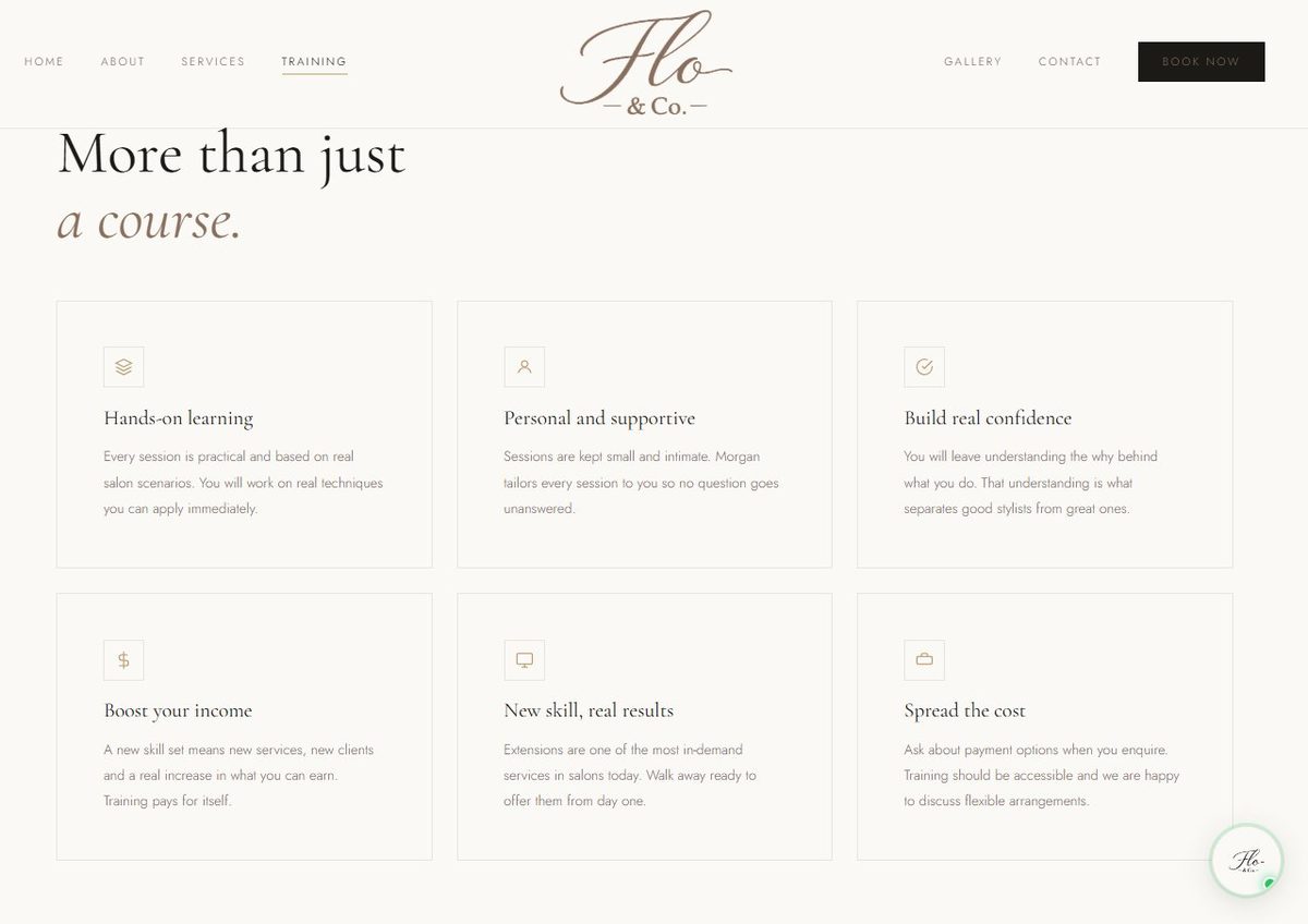Flo & Co — Training Page